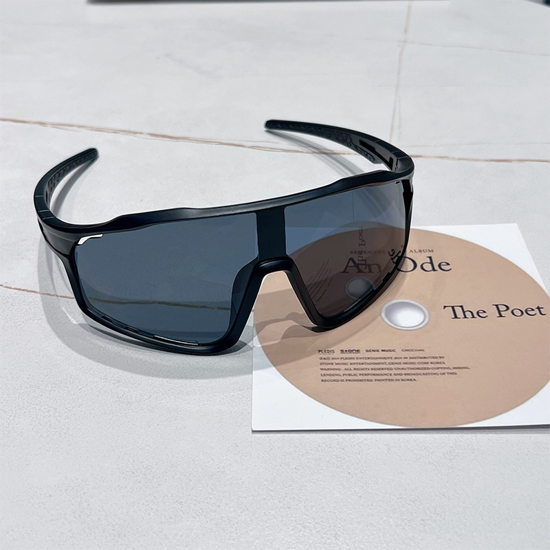 Новые очки для верховой езды, солнцезащитные очки, солнцезащитные очки, спортивные очки на открытом воздухе, очки с большой рамкой, темные очки через границу - Чёрная рамка