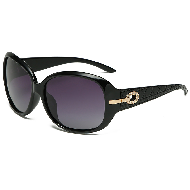 2025 Женские очки Женские очки Женские солнцезащитные очки Женские очки - Чёрная рамка постепенно становится серой