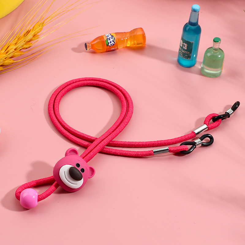 儿童卡通配件眼镜绳挂脖防滑墨镜链跨境电商眼镜防掉防丢彩色挂绳 - 1#