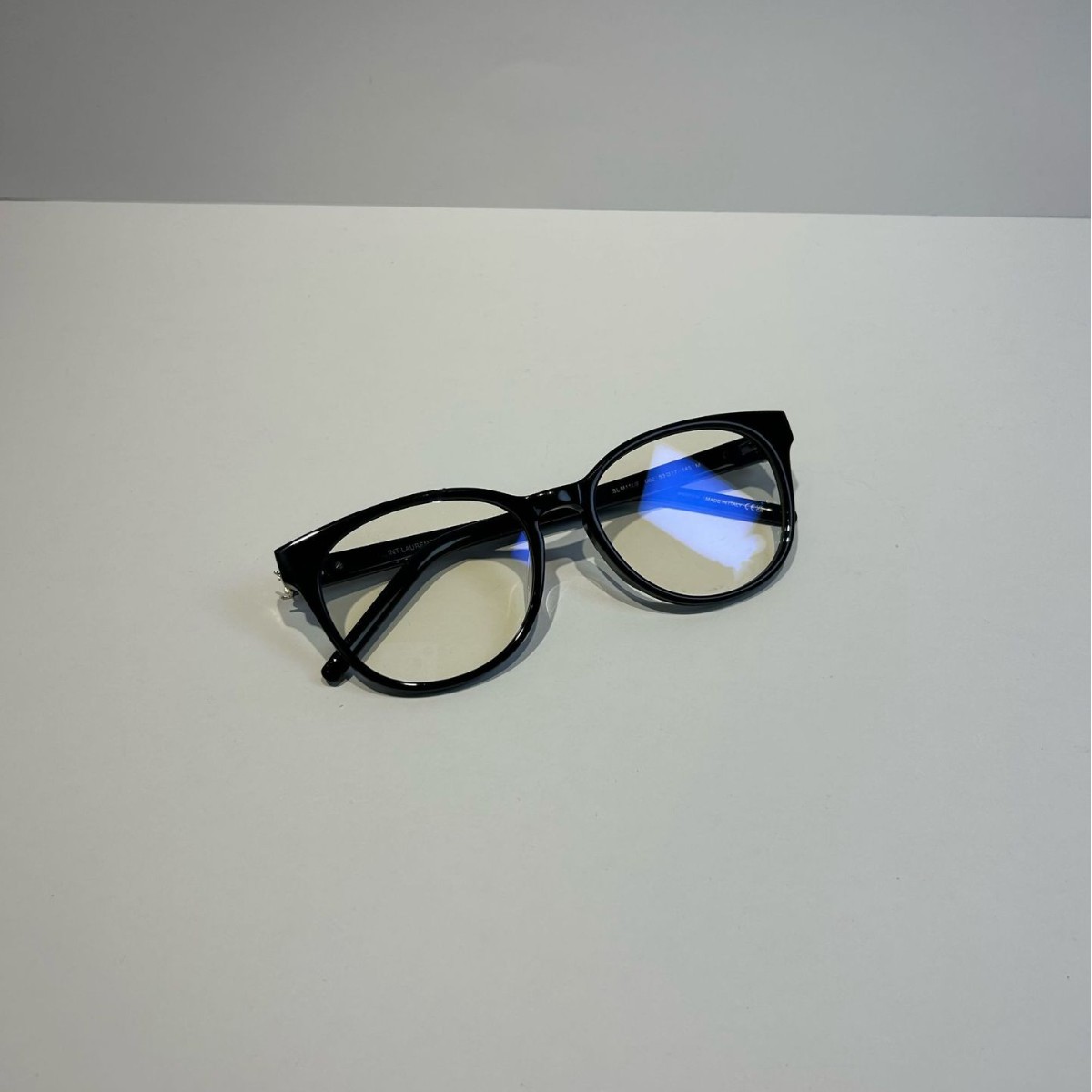 准确无误杨树林系列M111可配近视墨镜片框架板材高品质素颜眼镜框 - 专柜版M111黑色/单眼镜