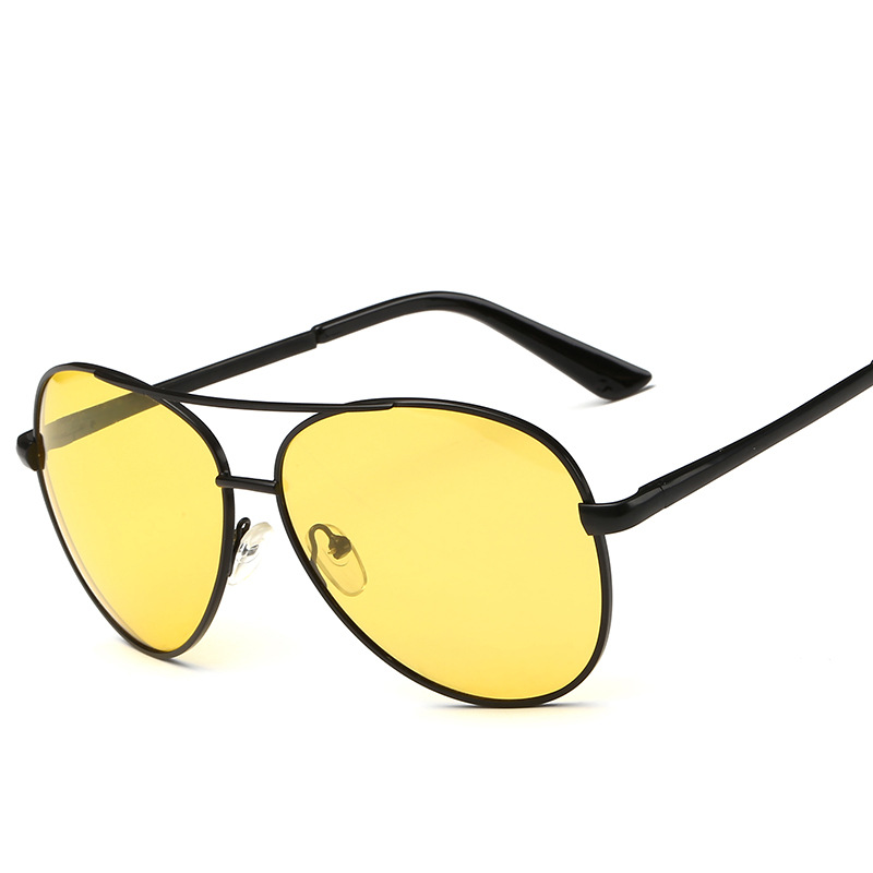 Зеркало ночного видения вождение ночной дальний свет фары бликовый свет водитель ночной свет световые очки - Чёрная рамка ночного видения