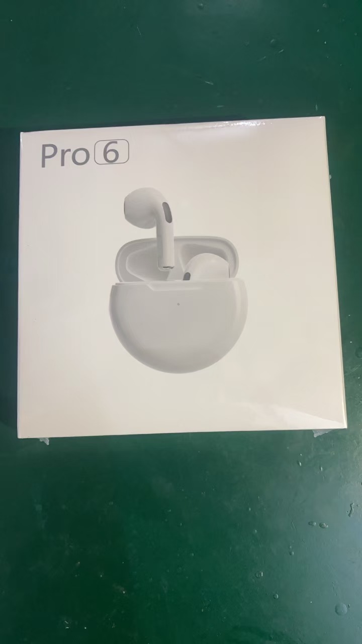 Huaqiang North Bluetooth Наушники 2 - 3 - 4 - 5 поколения Pro4Pro6 Беспроводная фабрика оптовая водонепроницаемая Bluetooth Наушники - Кассет (инструкция, зарядная линия, защита от переплавки)/Pro6 Джерри в розовом цвете