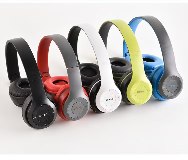 跨境爆款P47头戴式耳机P47M YO8 STN-28猫耳朵p9 pro max蓝牙耳机 - P47头戴式耳机/黑色