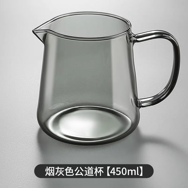 High borosilicate cigarette ash glass electric ceramic stove heating wood handle boiling teapot home office tea sea tea set - Ash Fair Cup