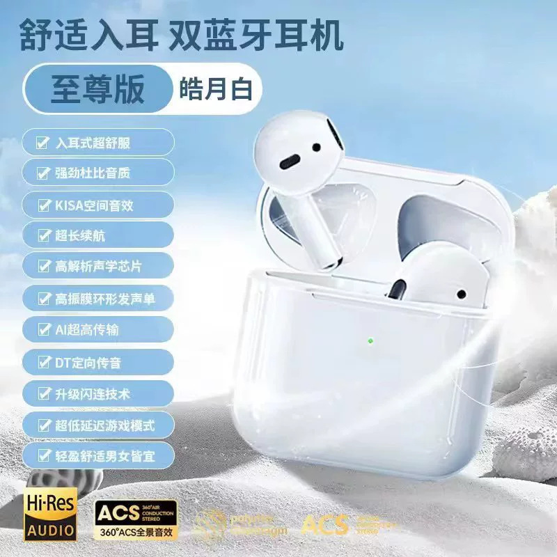 2025 Новый беспроводной Huaqiang North Bluetooth Pro4 для снижения шума Высокое качество через границу для Apple Android Huawei