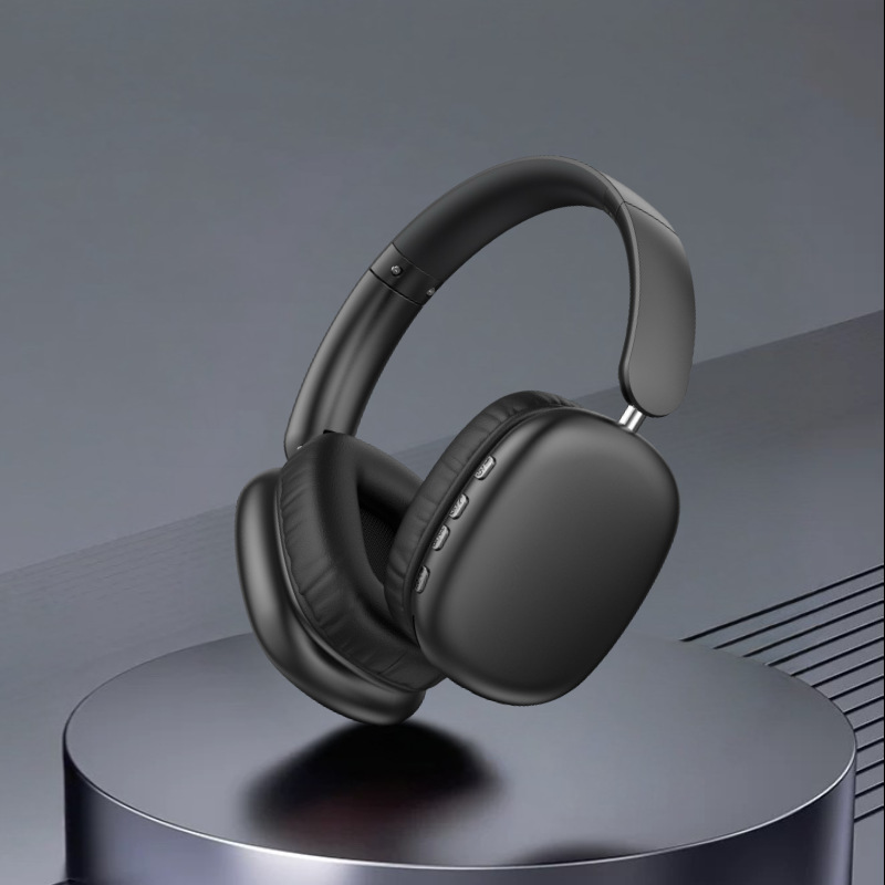 Explosive AIRMAX Bluetooth Earphones Head on Long Range Foldable Sports Gaming Wireless Earphones Manufacturer Wholesale - SY09 [Black]