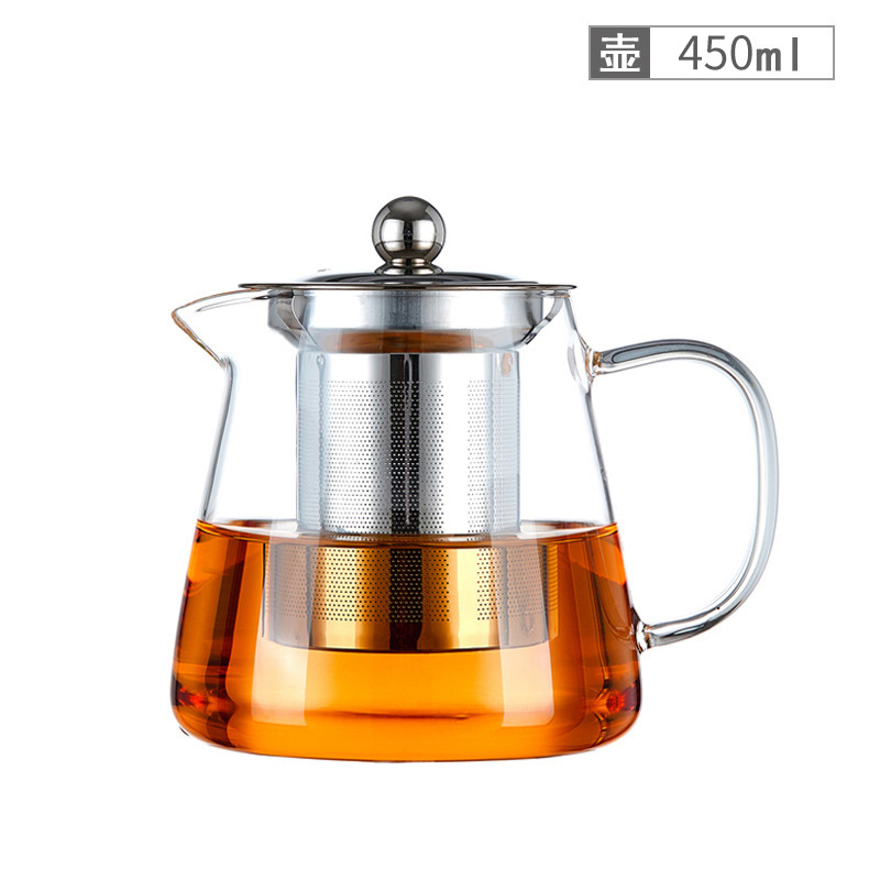 Чайник из стекла - 450 мл Треугольник с увеличенной толщиной