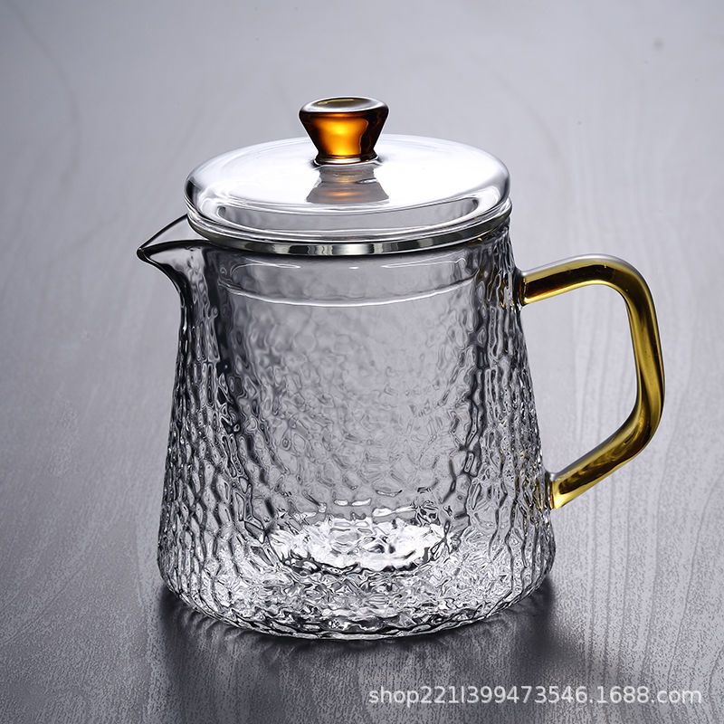 Уплотненный стеклянный цветочный чайник кунг - фу чайник молоток офисный чайник жаростойкий чайник - 400 мл чайника.