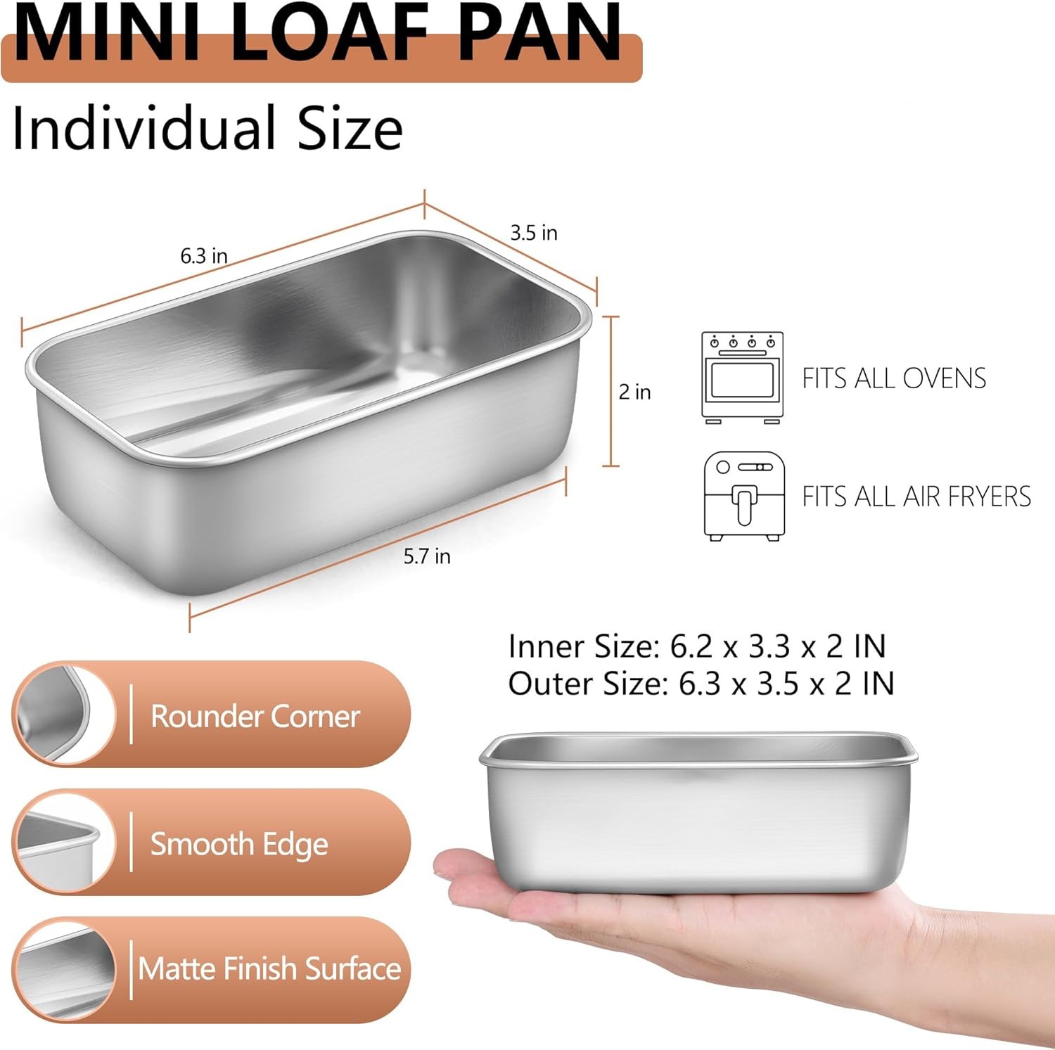 Трансграничная нержавеющая сталь тост квадратная тарелка глубокая тарелка домашний торт печь печь кондитерская тарелка кухонная тарелка - 201 малый размер (10 листов с бумагой для выпечки)