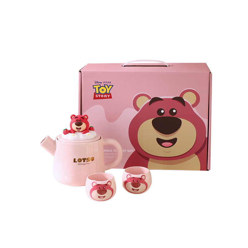 Disney Winnie the Pooh Tea Set Cute Tea Making Afternoon Tea Companion Gift New High Temperature Resistant Follicle Teapot