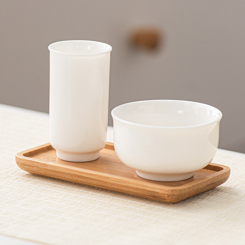 Улун чай обучение ароматические чашки набор Чжу грязь фиолетовый песок кунг - фу чайная посуда чашка чая керамическая чашка ароматный стакан - Белый набор из слоновой кости/Менее 200 мл