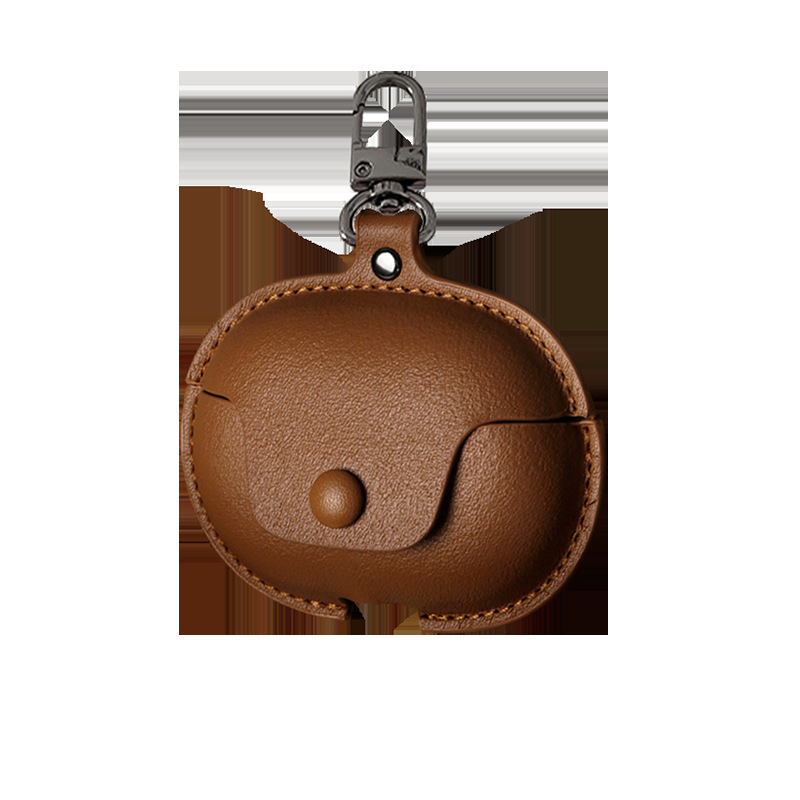 适用于Shokz韶音动钛圈OpenDots ONE E310耳夹式蓝牙耳机保护套皮 - 棕色皮套/Shokz韶音动钛圈OpenDots ONE E310