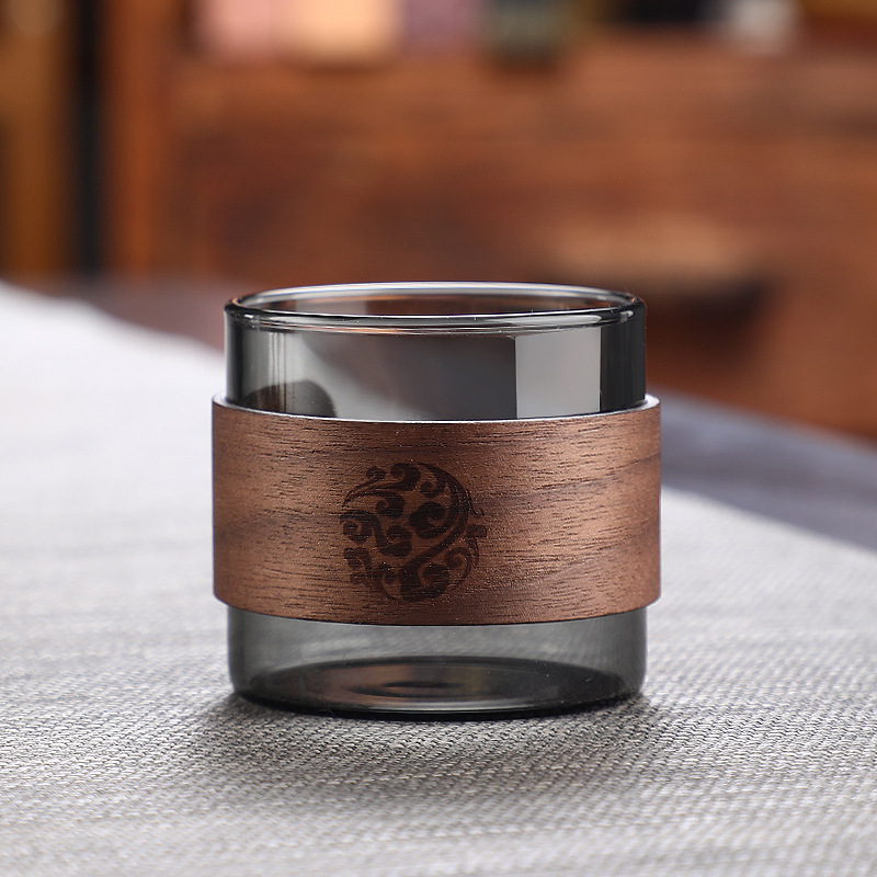 Таблетка из пепельного стекла - 150 мл пепельницы, карточный стакан, 1 шт.