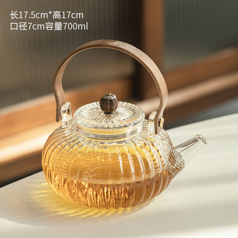 Японский стеклянный чайник с подогревом фундамента свечи сварка чайная печь ресторан цветочный чай фруктовый чай набор горячий чай - Фонарик