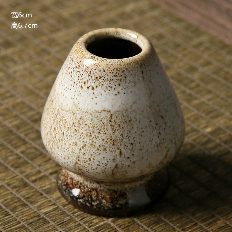 Чаепитие керамика чистка чайного инструмента чистка бамбука японский чай выпечка чайная посуда - Чайная печь белеет