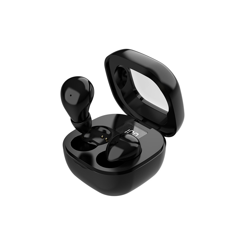 SK19 New Private Model Mini Wireless In Ear Bluetooth Earphones with Long Endurance, Noise Reduction, and Sleep for Both Earrings - SK19 Black Chinese