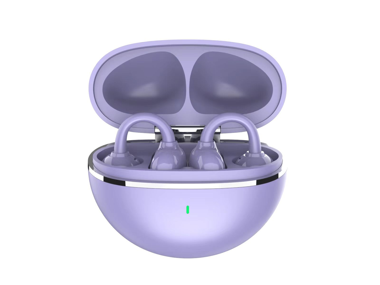 G126 Трансграничные наушники Bluetooth Беспроводные наушники TWS Двухуровневые наушники 5.4 - фиолетовый