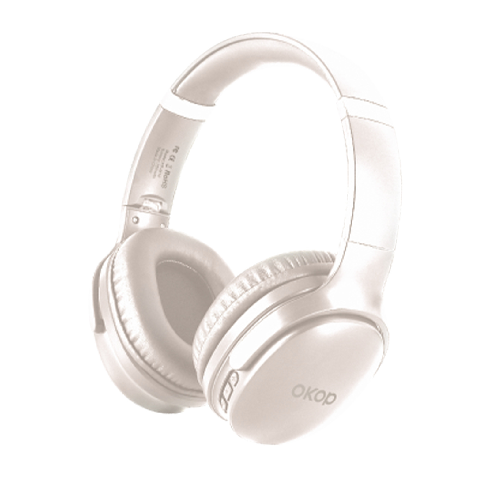 H101头戴式蓝牙降噪耳机防水防汗运动跨境超长续航电竞游戏低延迟 - 米色