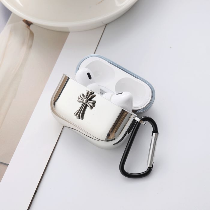 Защитный чехол Airpods4 Pro3 для беспроводной оболочки Apple Bluetooth 12 - Крест с гальваническим покрытием Bluetooth/AirPods 1 / 2 поколения
