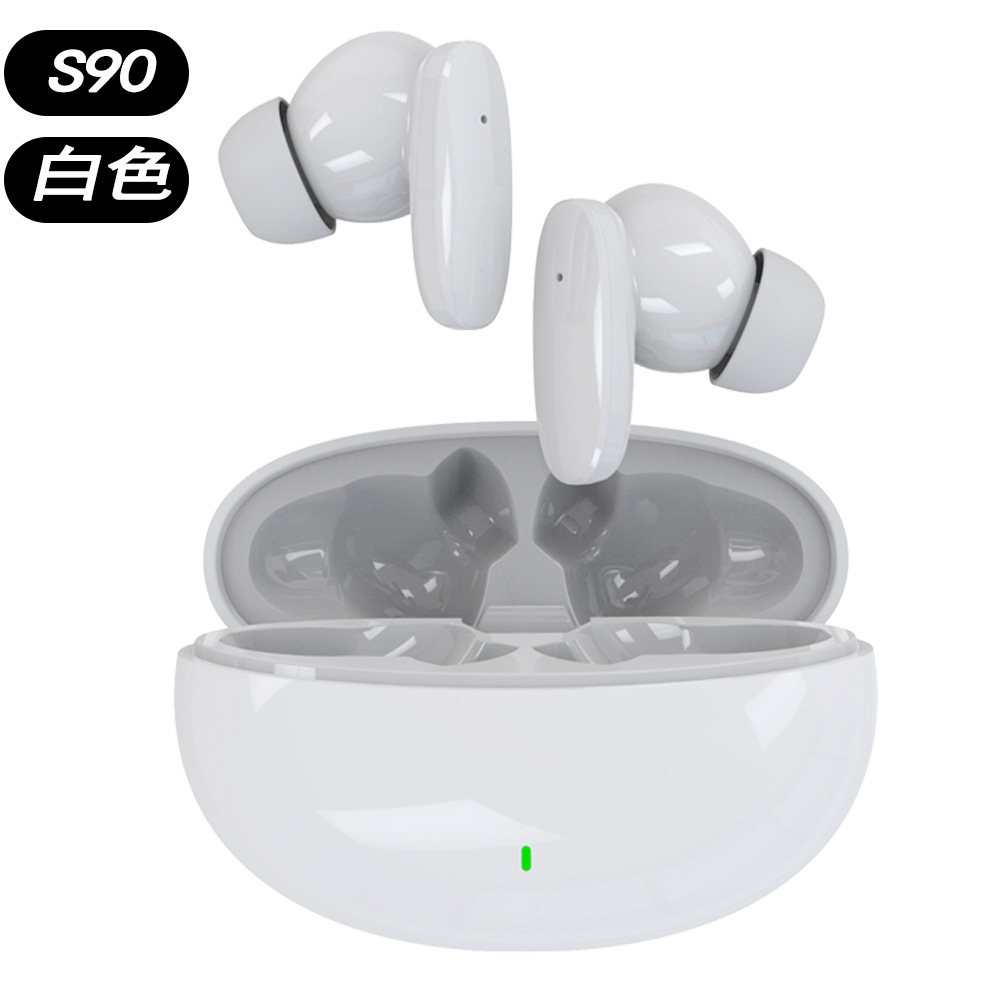 S90 Bluetooth Earphones Cross border Foreign Trade Explosive TWS Private Model Sports Music 5.4 In Ear Wireless Earphones - S90- White/Bluetooth earphones