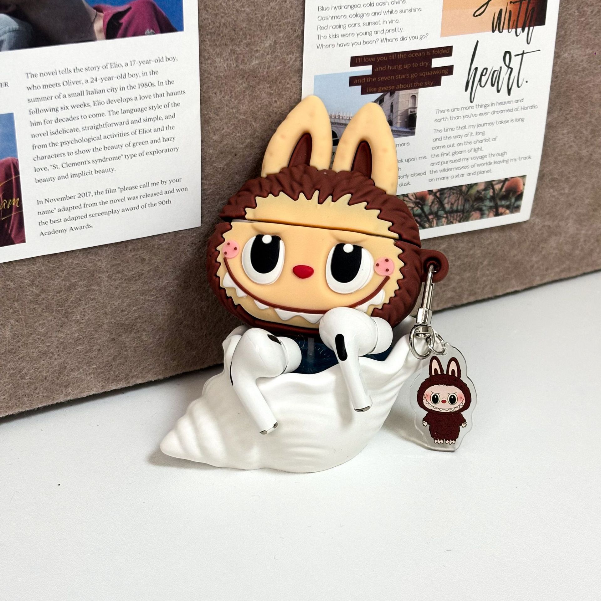 跨境无线蓝牙耳机TWS电竞游戏入耳式降噪超长续航卡通运动无线耳1 - 咖啡色