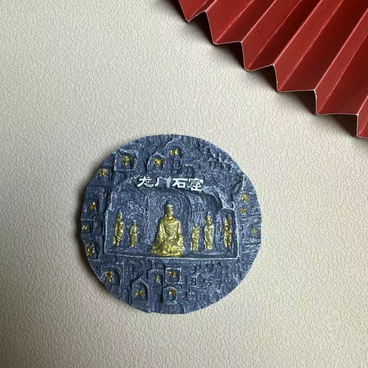 Хэнань достопримечательности Лоян Лунмэнь холодильник наклеить старый Junshan Baima храм пион ласточка