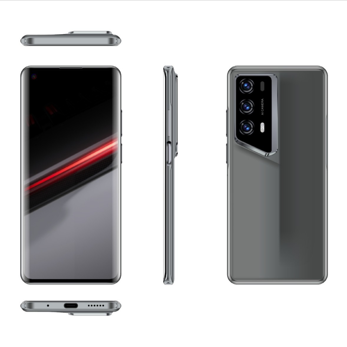 2025 новый смартфон MTK8788 с гиперболоидным экраном корейской группы, 512 ГБ, круг с монетами, предустановленное системное программное обеспечение - 8 ГБ+512 ГБ/индивидуальный