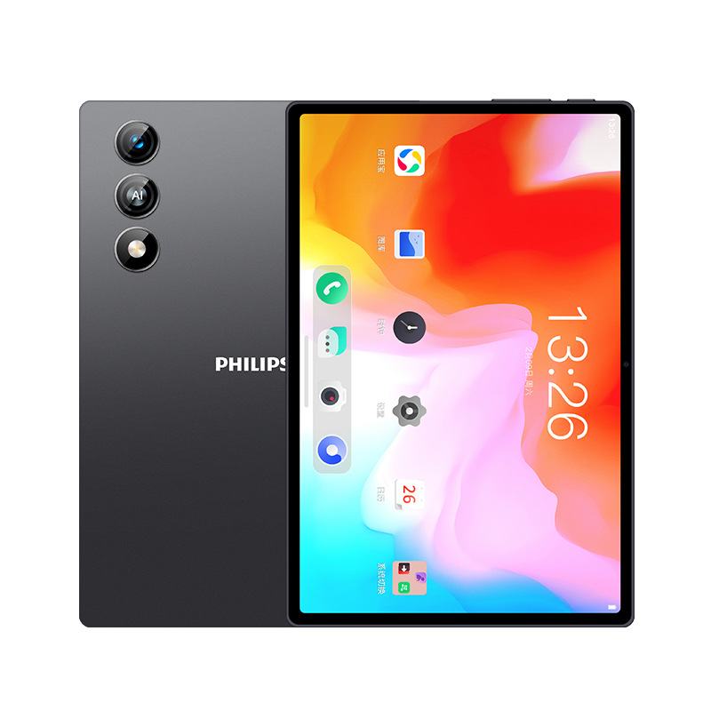 Планшетный компьютер Philips 2025, 11-дюймовый большой экран высокой четкости, Wi-Fi, Android, репетиторство, развлечения, AI, комната для самообучения, обучающая машина - Серый【20+256 ГБ】/[Philips T7306] Возможность вставки 11-дюймовой карты памяти