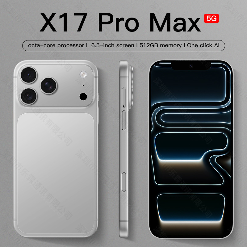 2025 трансграничный TK популярный смартфон i17ProMax Global 5G Android Google source прямая продажа с фабрики - i17Promax Стандарт США【США】/Черный [Фонды внешней торговли не могут быть использованы внутри страны]