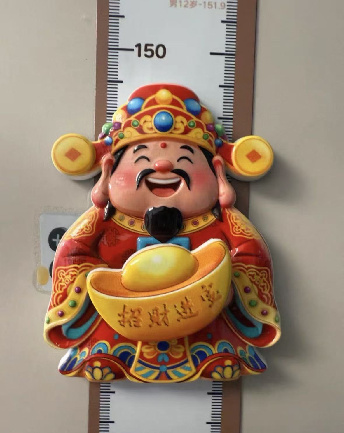 Новогодняя магнитная наклейка, качающаяся голова, магнето - отсос, качающаяся монета, бога - бога - бога - бога - бога - качалка, украшения, праздничный холодильник - Богиня!