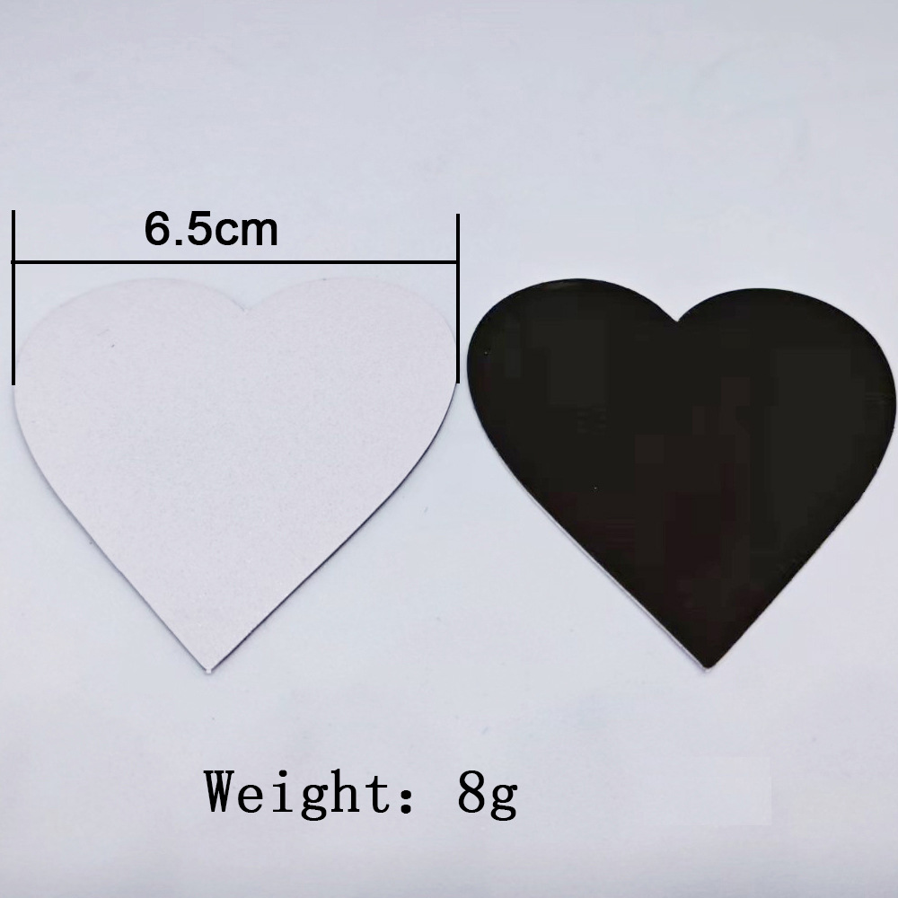 Холодный холодильник с наклейкой на личность - Сердце 6,5x6.5cm