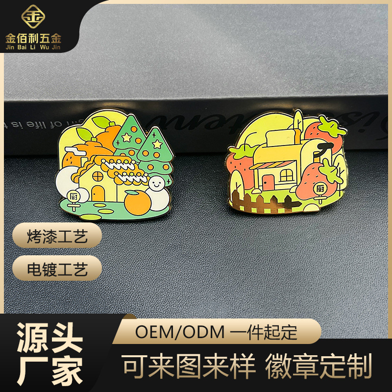 Металлический холодильник наклеен на индивидуальный мультипликационный мультик туристический сувенир магнитный лак - Значок OEM / ODM Обработка по заказу