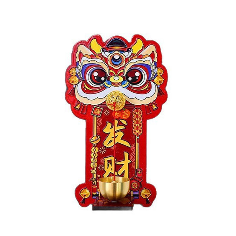 Магнитное сосание львов колокольчик вибрационный колокольчик холодильник - Колокольчики львы - деньги