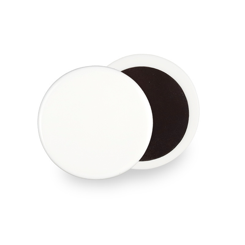 Пустой магнитный керамический холодильник наклеен на логотип термической сублимации - Фи 6cm круглый керамический холодильник наклейка (200 / коробка)