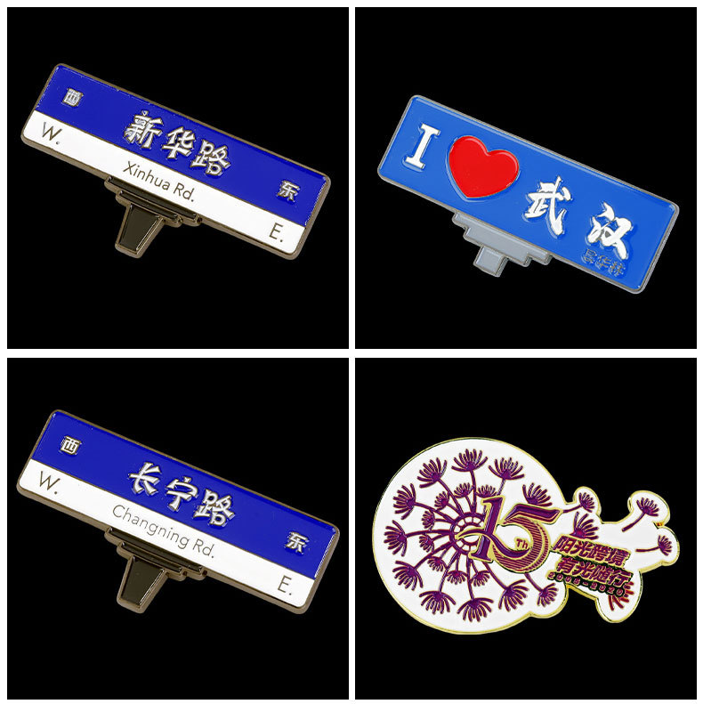 Customized metal refrigerator stickers with pictures, city tourism landmarks, magnetic refrigerator stickers, creative internet famous location refrigerator stickers