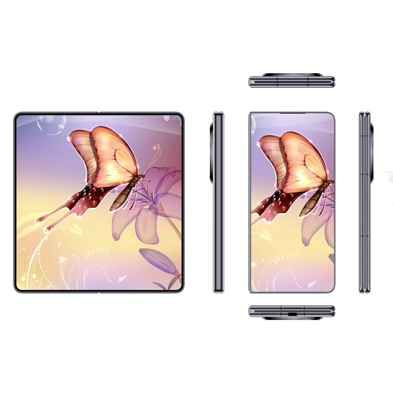 Совершенно новый 5G Dimensity 8300, высококачественный оригинальный трансграничный смартфон со складным экраном, левая и правая складная корейская популярная модель по индивидуальному заказу - 12 ГБ+512 ГБ/индивидуальный