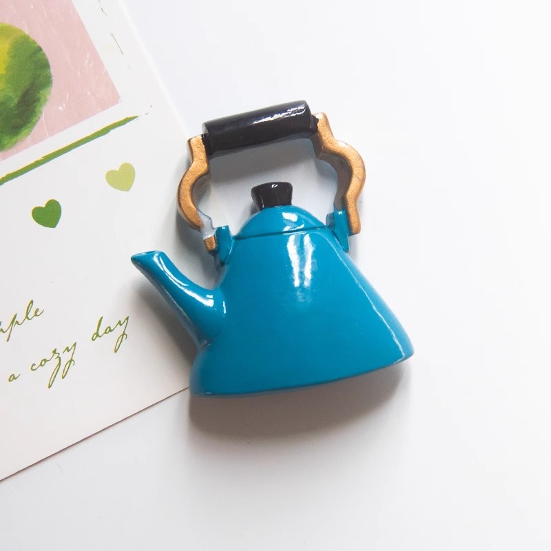 创意3D冰箱贴北欧ins装饰食玩立体美食家居吸铁石仿真食物磁性 - 大号水壶5*4.5*1.5