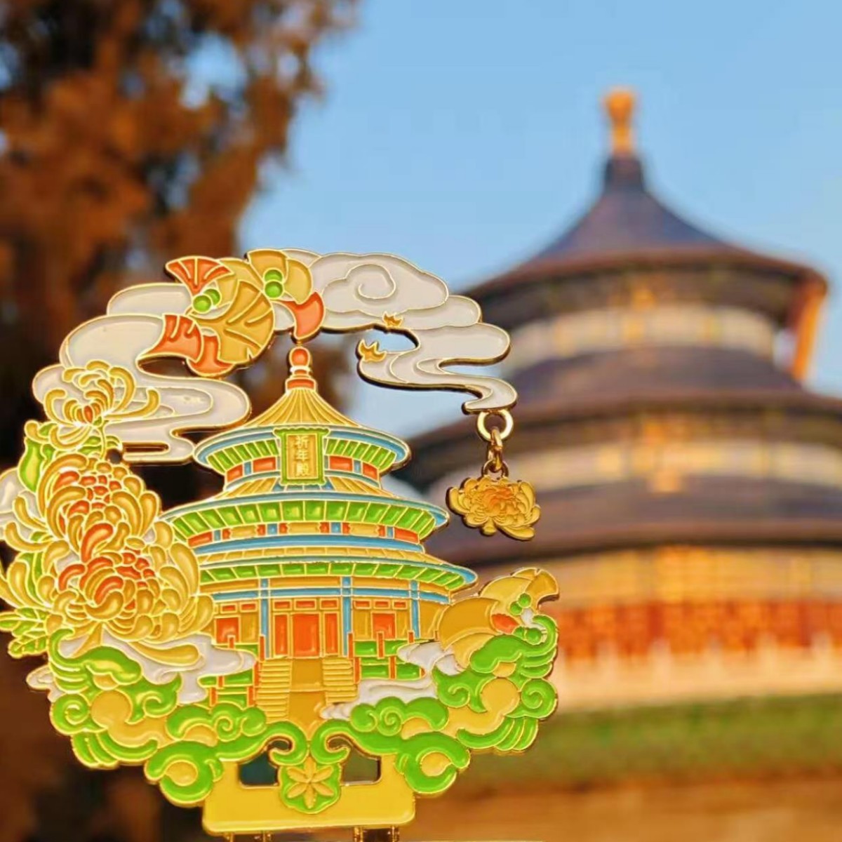 金属冰箱贴.学校建筑文创景区旅游纪念品文创城市创意开瓶器