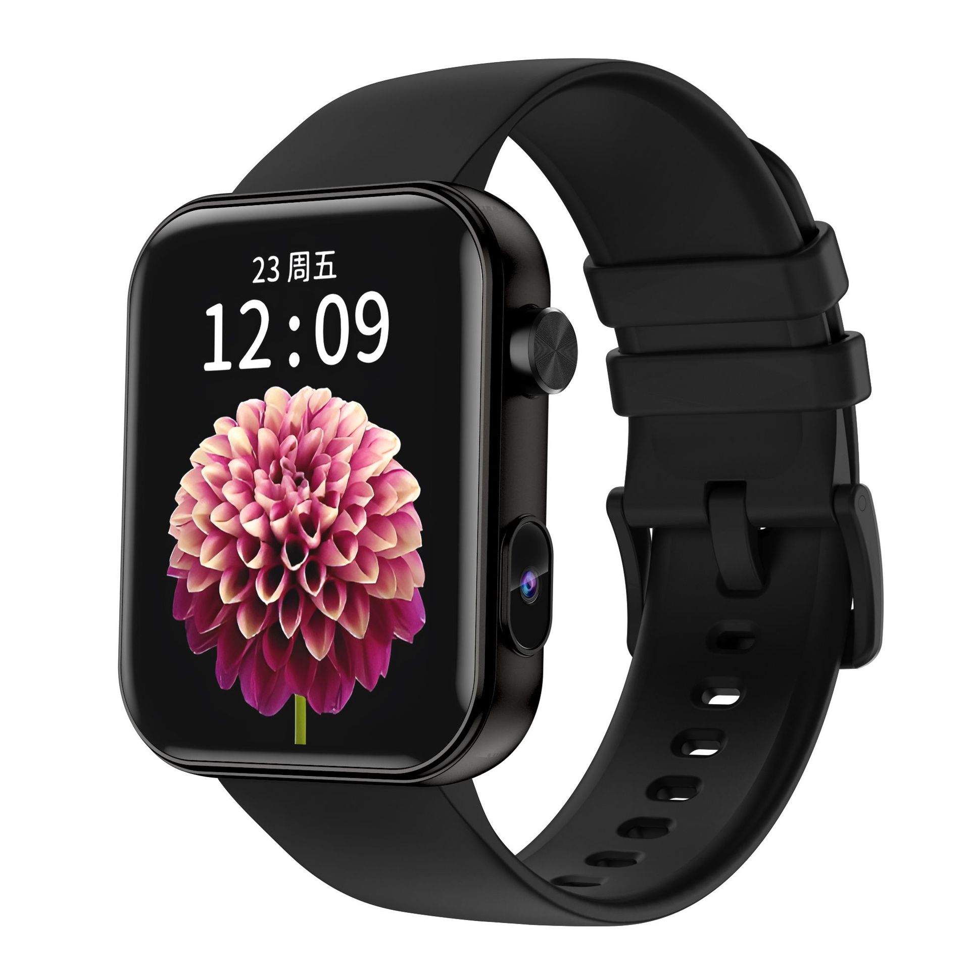 Новинка 2025 года, умные часы P51, полный сенсорный большой экран, сверхдлительный режим ожидания, настоящий кислород в крови, пульс, заводская партия, внешняя торговля, трансграничная торговля - чёрный