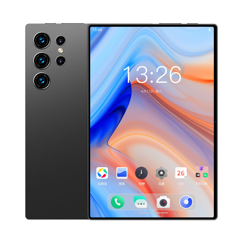 16G + 512G планшетный компьютер Pad pro Full Netcom 5G Android офисные развлечения игра обучающая машина два в одном - чёрный/Память 16 ГБ + память 1024 ГБ/топовая версия поставляется с кожаным чехлом для клавиатуры и стилусом