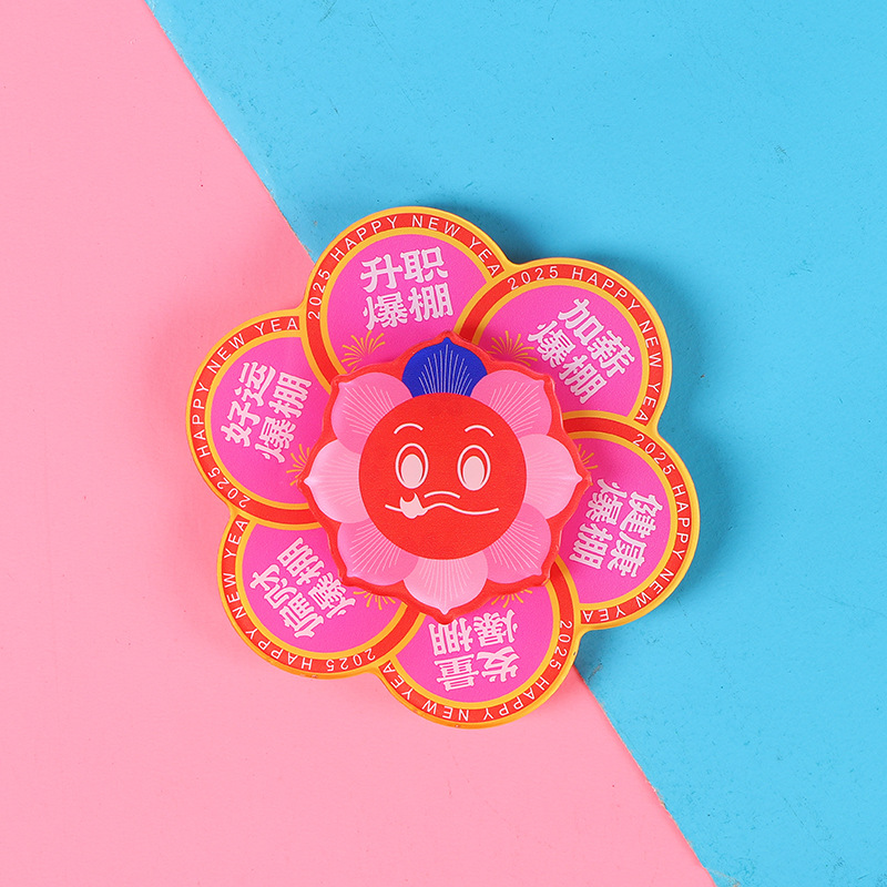 Acrylic refrigerator sticker cute cartoon magnetic suction rotating refrigerator sticker creative home refrigerator decoration sticker can be wholesale - one