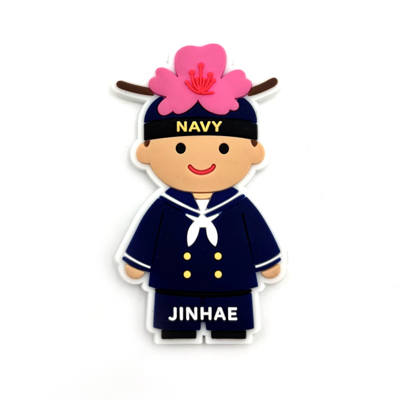 Домашний корейский стереоскопический клей Jinhai PVC холодильник наклеить крепкий магнитный всасывание дома устойчивый к падению туристический мемориальный холодильник наклейка - Холодильники PVC для мальчиков