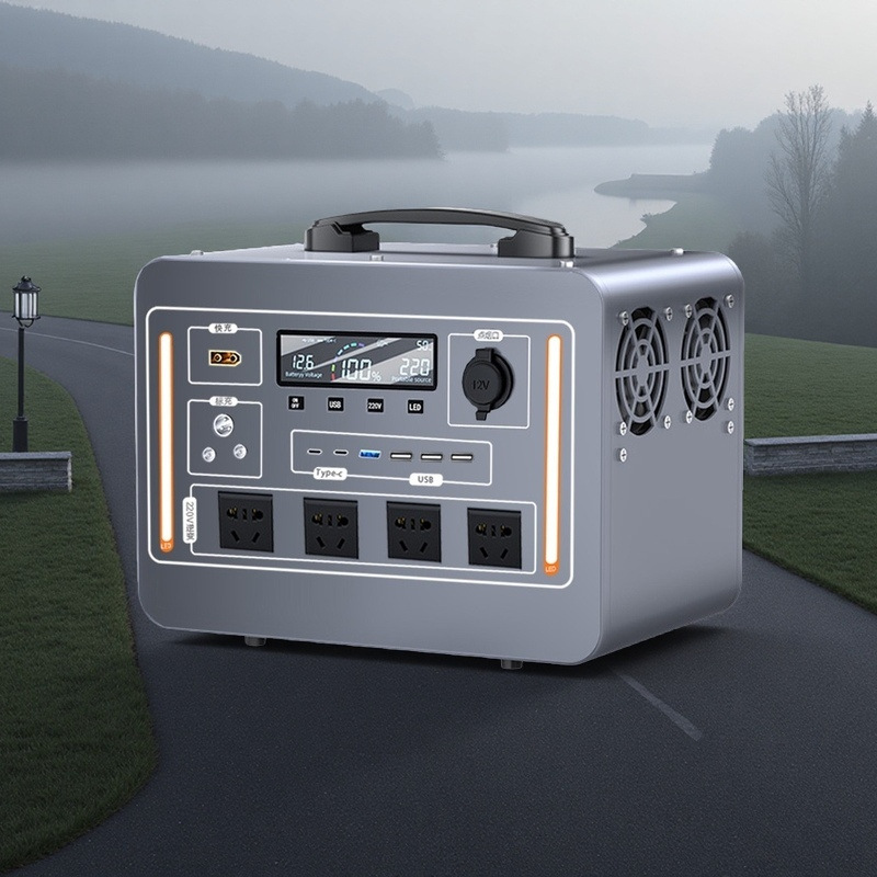 Мобильная мощность 220В аккумуляторная будка Автотранспорт Экскурсия на открытом воздухе прямой трансляционный киоск Ночной рынок большой мощности - 2000W - 5 поколения Обновление « 3,7 градуса» Офисный наружный ~ чистая синусоидальная волна [флагманский магазин заводского магазина]