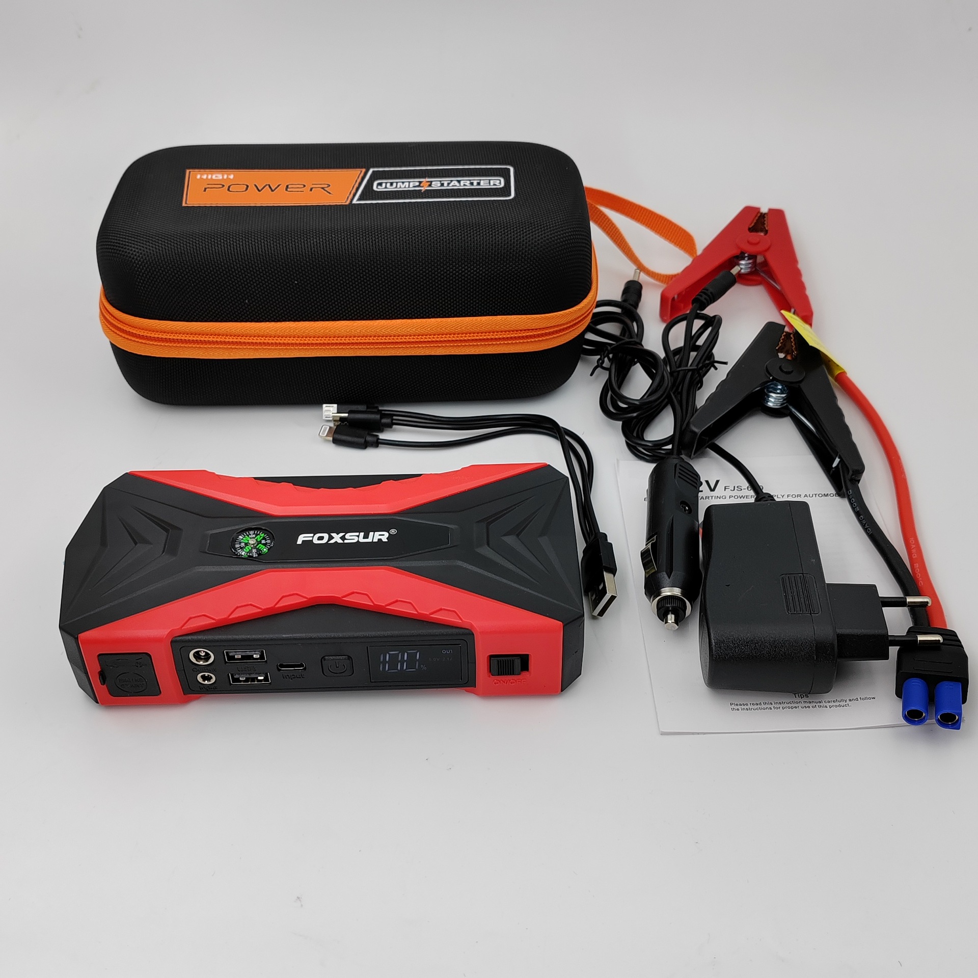 Аварийный источник питания автомобиля 12В, автомобильный аккумулятор большой емкости, резервный зажигание - FJS-630