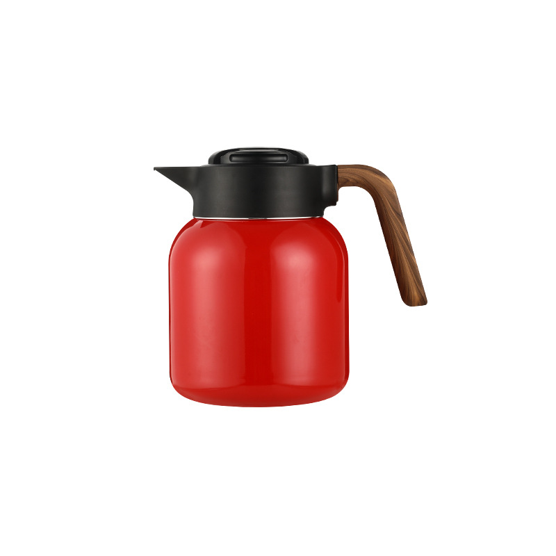 Новый тушеный чайник 316 нержавеющая сталь большой вместимости домашний термос старый белый чай - красный/1200ml