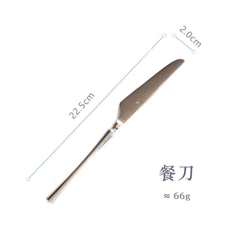 Стейк, нож, вилка, маленькая наглая талия, французский нож, вилка, ложка, ложка из нержавеющей стали, ложка, столовая посуда, десертная ложка, вилка. - Столовые ножи (420 сталь)