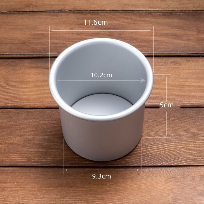 Алюминиевый сплав, противень, анод, живое дно, торт, форма, не покрытая твердым дном, квадрат, круглая форма, инструмент для выпечки - 4 - дюймовая анодная модель