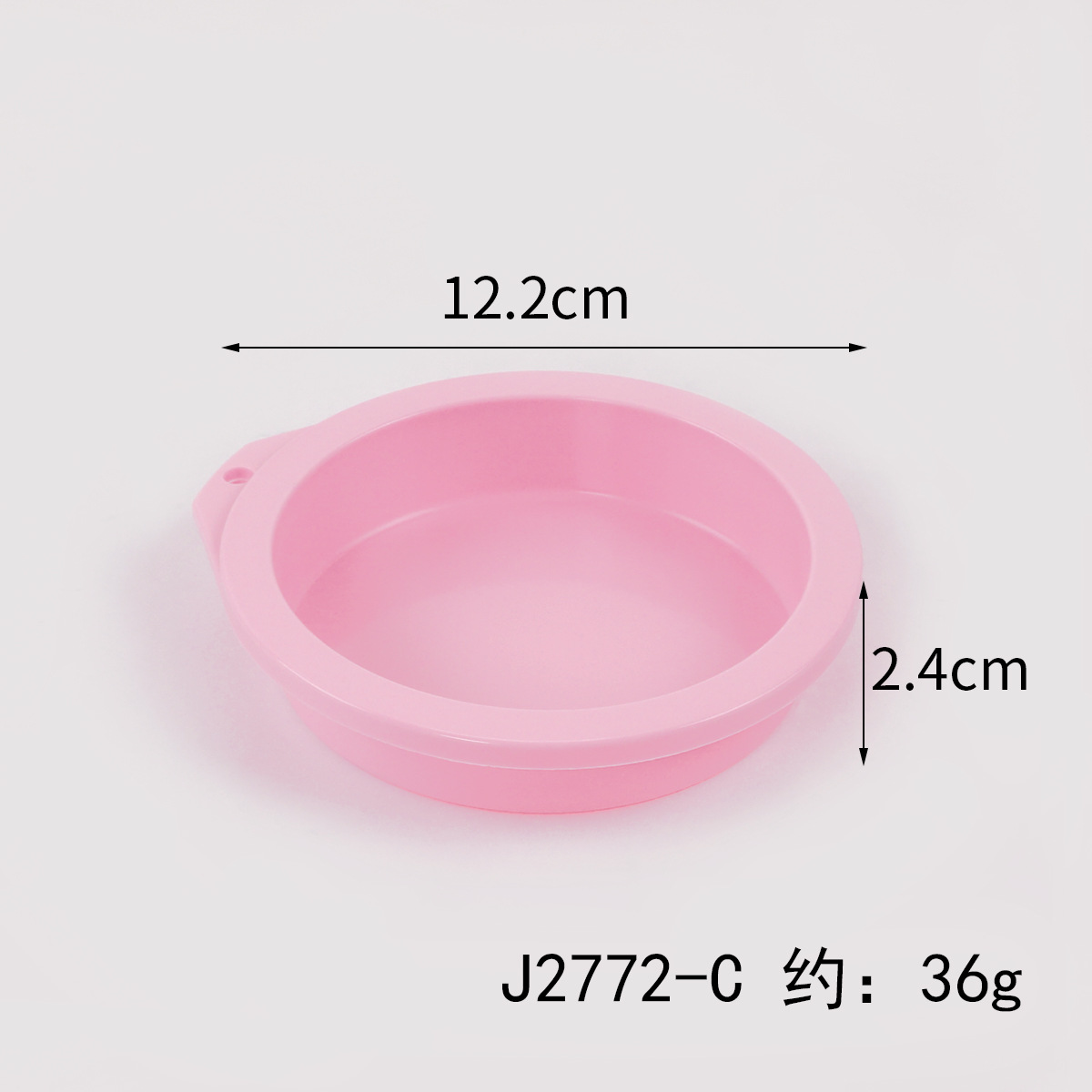 Силикон Ци Фэн форма 4 / 6 / 8 дюймов круглая многослойная духовка духовка Rainbow Mus инструмент для выпечки - 4 - дюймовый розовый J2772 - C