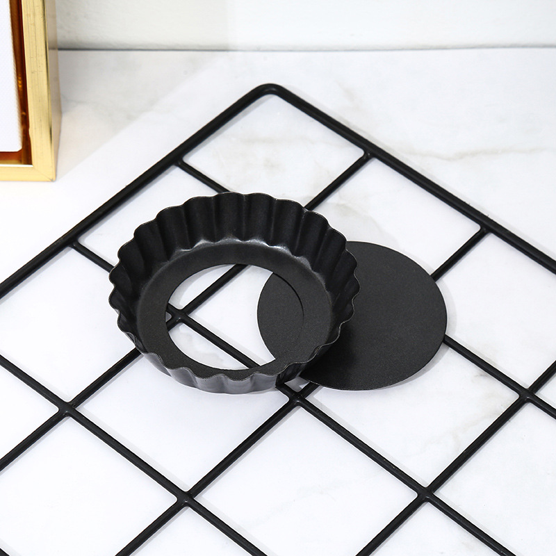 Инструменты для выпечки пиццерия тарелка современная простая форма для выпечки - Черный 8cm * 1.6cm