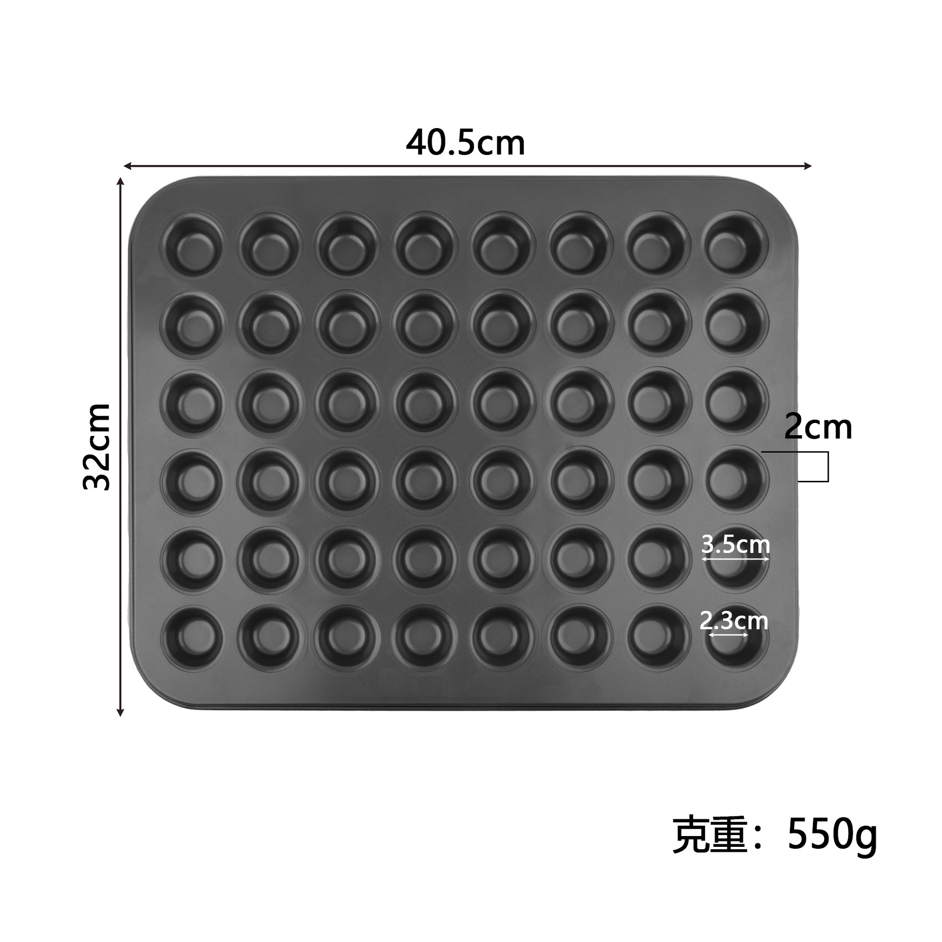 Торт для дома 12 серий 48 обжаренных форм коммерческий мини - капюшон чашка для гриля без круглых макффинов - « Черный» мини - 48 с тортом на гриле